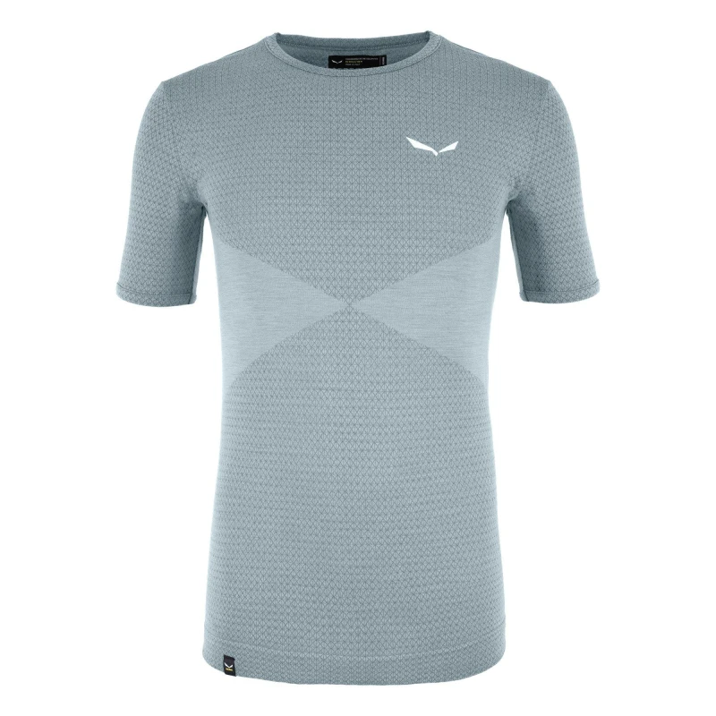 Image of Salewa Zebru Responsive T-Shirt Mens - Grey Grey S