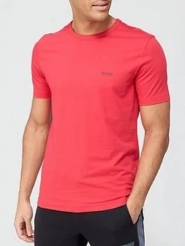 Image of Hugo Boss Straight Logo T-Shirt Red Size L Men