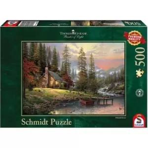 Image of Thomas Kinkade: A Peaceful Retreat Jigsaw Puzzle - 5000 Pieces