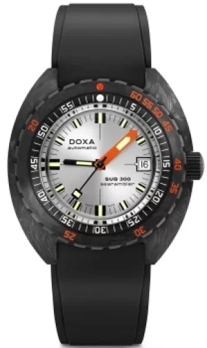 Image of Doxa Watch SUB 300 Carbon COSC Searambler Rubber