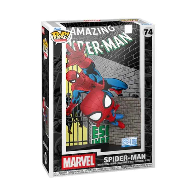 Image of AJ Toys & Books Funko Marvel POP! Comic Cover Vinyl Figure Spider-Man '65