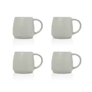 image of Sabichi 4 Piece Matte Stoneware Mug Set - Grey