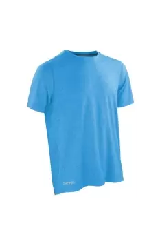 image of Shiny Marl Short Sleeve Fitness T-Shirt