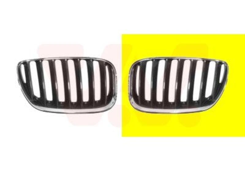 Image of VAN WEZEL Radiator Grille VAN WEZEL 0686513