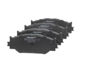 Image of RIDEX Brake pad set 402B0449 Brake pads,Brake pad set, disc brake LEXUS,IS II (GSE2_, ALE2_, USE2_),IS III (GSE3_, AVE3_),IS C (GSE2_)