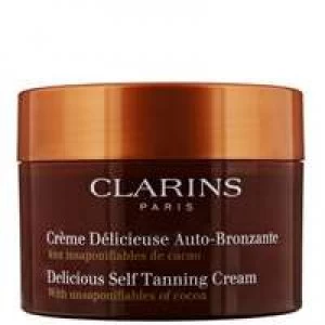 Image of Clarins Self Tanning Delicious Self Tanning Cream With Unsaponiflables Of Cocoa 150ml / 5.3 oz.