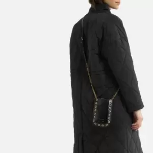 Image of Crossbody Mobile Phone Bag in Leather