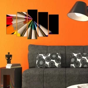 Image of 5MX-48 Multicolor Decorative MDF Painting (5 Pieces)