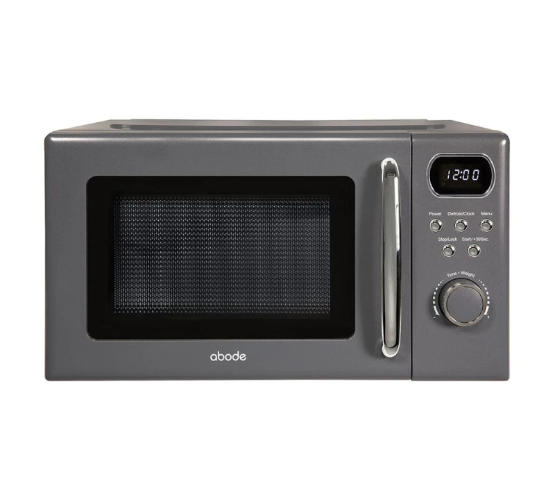 Image of ABODE AMD2004G Compact Solo Microwave - Grey, Silver/Grey 5056233836188