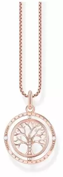 Thomas Sabo KE2148-416-14-L45V Rose Gold Plated Circular Jewellery