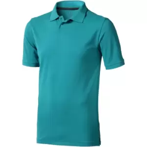 image of Elevate Mens Calgary Short Sleeve Polo (Pack of 2) (S) (Aqua)