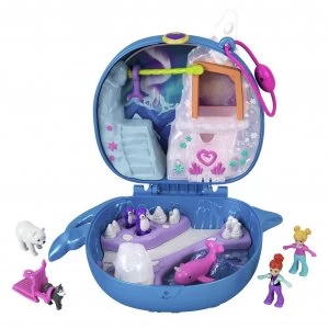 Image of Polly Pocket Polly and Lila Narwhal Arctic Playset