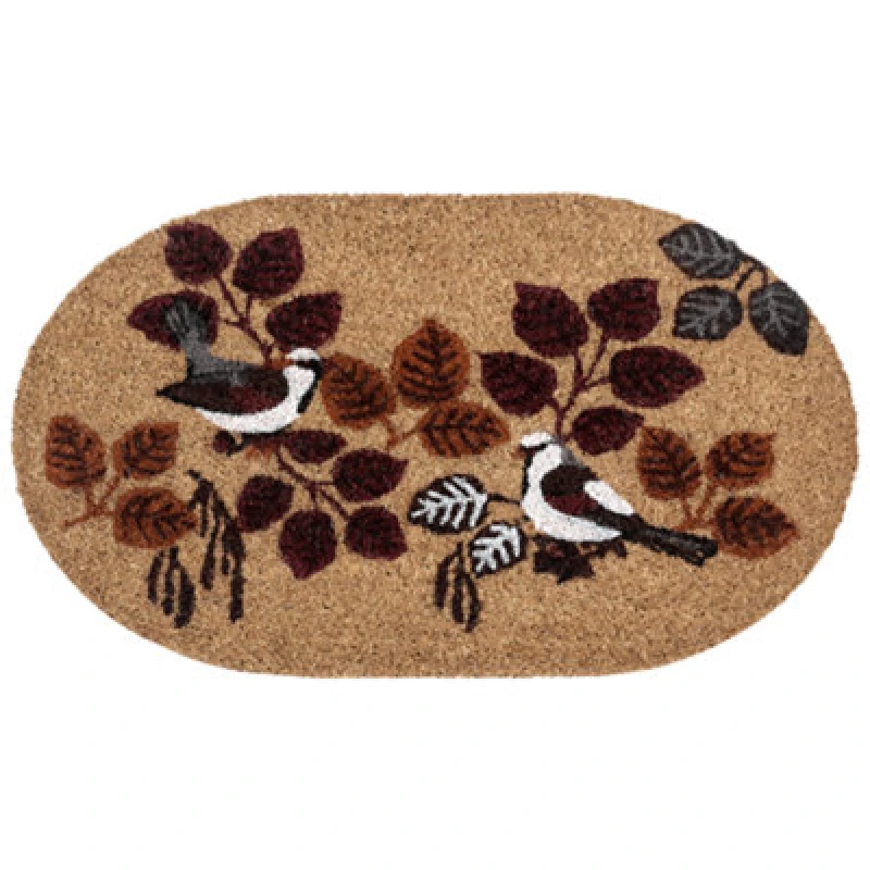 Image of Beliani Doormat Toolik Natural 45 X 75cm Bird Coir