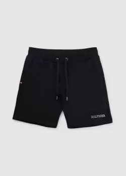 image of Tommy Hilfiger Mens Monotype Sweatshorts In Blue