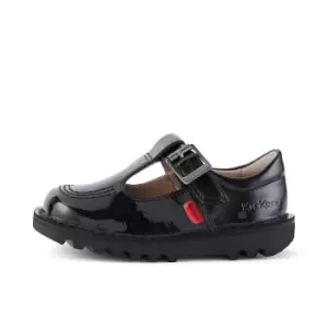 Image of KICKERS KICK T BAR PATL IF BLACK - 12