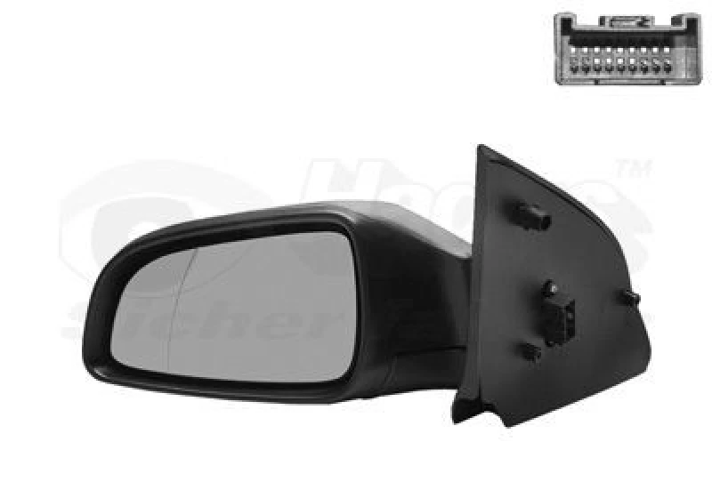 Image of VAN WEZEL Wing mirror VAN WEZEL 3746817