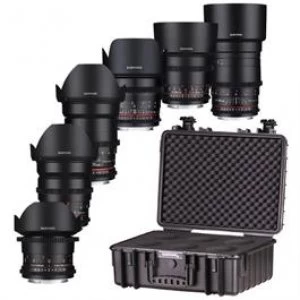 image of Samyang VDSLR 6 Lens Kit -FE