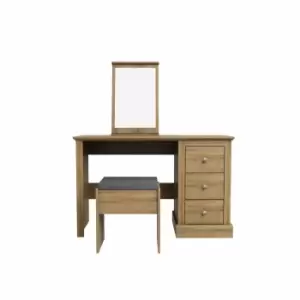 Image of LPD Devon Dressing Table Set Oak