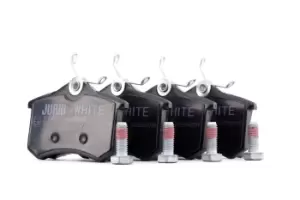 Image of JURID Brake pad set VW,AUDI,OPEL 571906JC 1E0698451B,1E0698451C,1E0698451E 1H0615415,1H0615415A,1H0615415D,1J0698451,1J0698451B,1J0698451D,1J0698451E