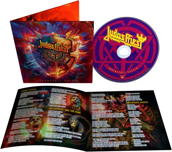 image of Judas Priest Invincible shield CD multicolor