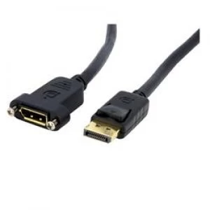 Image of StarTech.com 3ft DisplayPort Panel Mount Cable - F/M