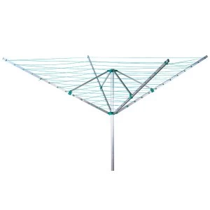 image of Beldray 50m Rotary Clothes Airer - Turquoise