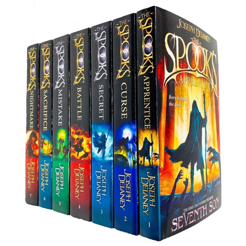 Image of The Spooks Books 1-7 Wardstone Chronicles Collection Set by Joseph Delaney Hardcover Joseph Delaney Books