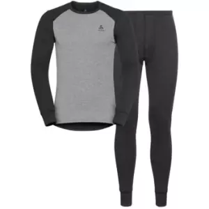 image of Odlo Warm Base Layer Set Mens - Black