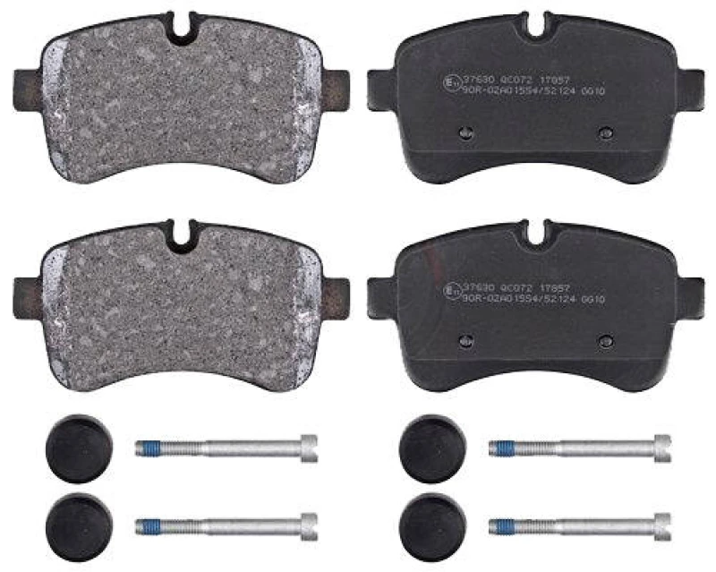 Image of A.B.S. 37630 Brake pad set prepared for wear warning indicator Brake Pad Set,disc brake (402)