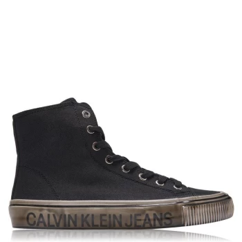 Image of Calvin Klein Jeans Deloris High Top Trainers - Black