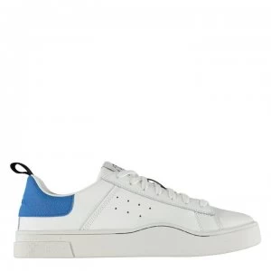 image of Diesel S-Clever Low Trainers Mens - H4034 Wht/Blu