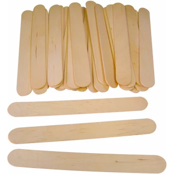 image of Rapid Jumbo Natural Lollipop Sticks - Pack of 100