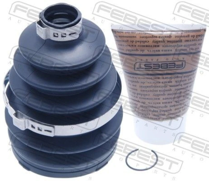Image of FEBEST 0117P-GRX125 CV Boot Wheel Side, PVC PVC Bellow,drive shaft (194)