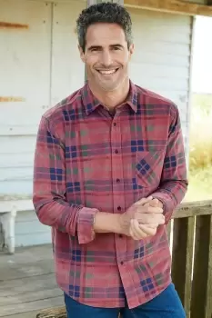 Long Sleeve Check Cord Shirt