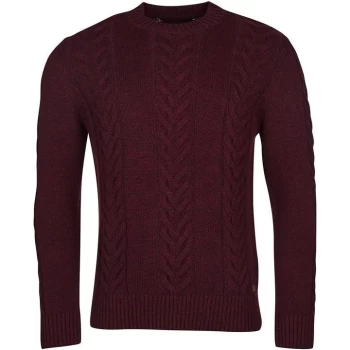 Image of Barbour Barbour International Essential Cable - Red RE77