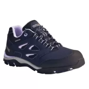 Image of Regatta Holcombe Low Junior Walking Shoes - NvyBlz/Lilac