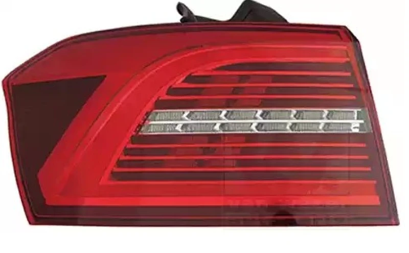 Image of VAN WEZEL 5743925M Rear light Outer section, with bulb holder, Left, LED Combination Rearlight (391)