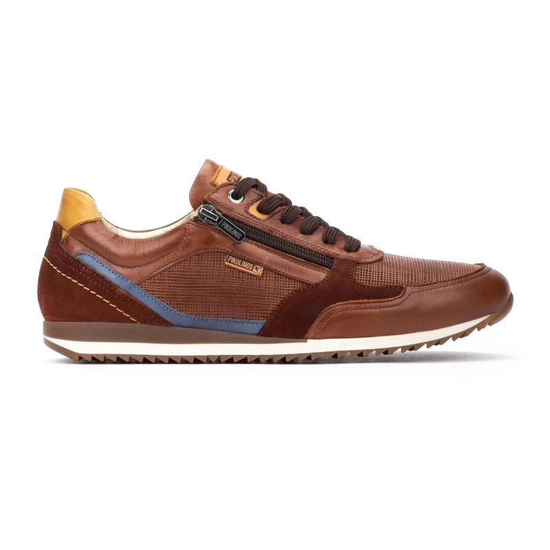 Image of Pikolinos Liverpool M2A-6292 Leather Mens Comfort Shoes - Cuero - Size:UK 11.5-12
