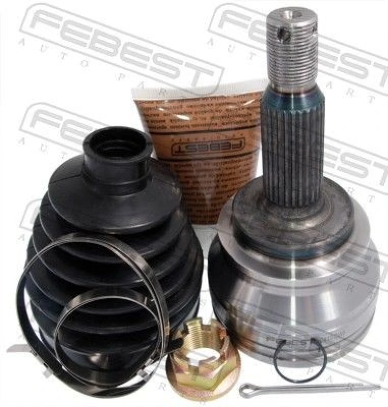 Image of FEBEST 0410-CW5 CV Joint Front Axle Joint Kit,drive shaft (5)