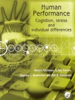Image of Human Performance by D. Roy Davies Paperback