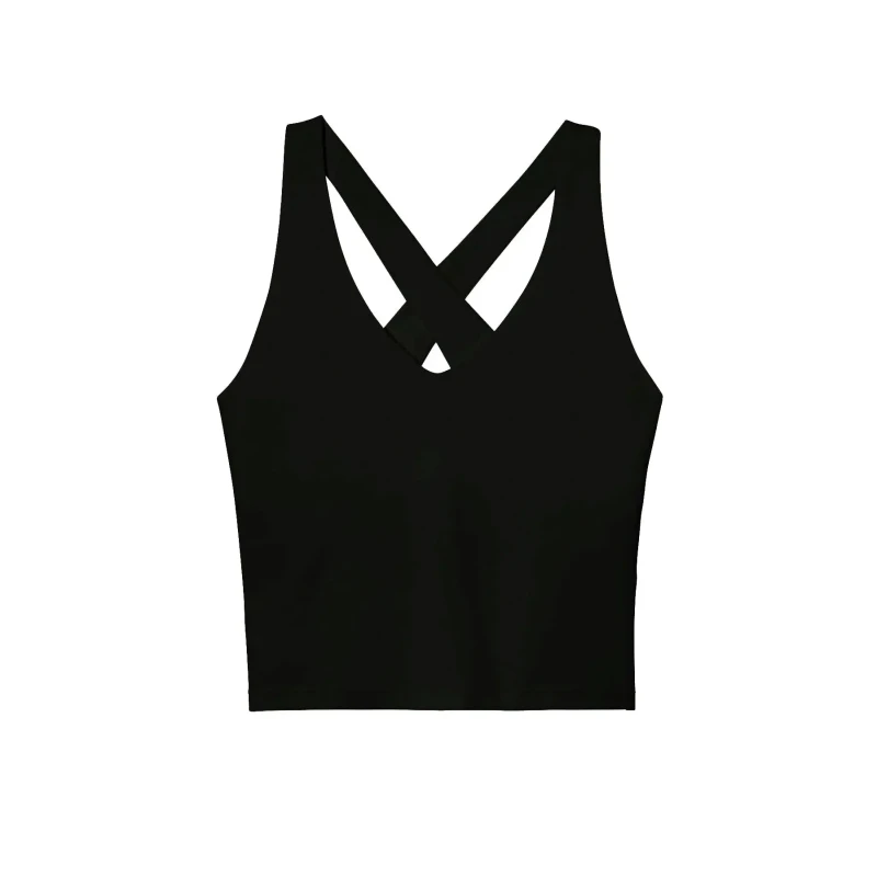 Image of Girlfriend Collective Womens tank top Girlfriend Collective Float Zoe Noir Female 2XL