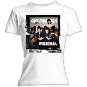 Image of One Direction - Made in the A.M. Womens Large T-Shirt - White