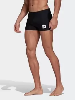 Image of adidas Solid Swim Boxers, Black Size M Men
