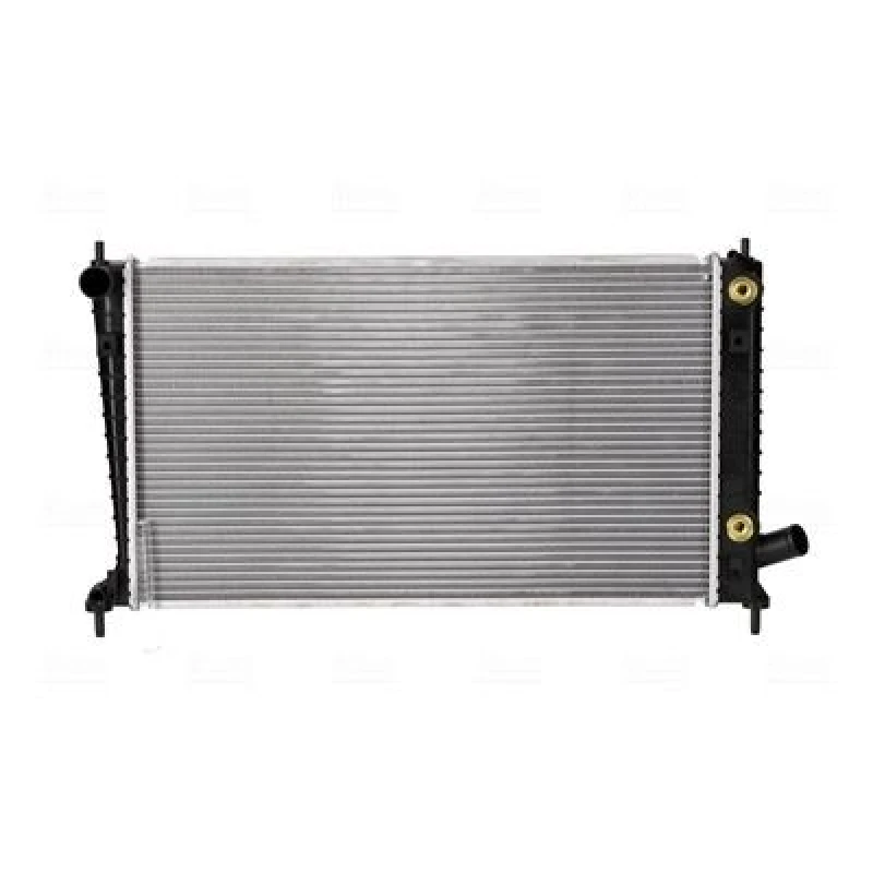 Image of NISSENS 68001A Engine radiator Aluminium, Brazed cooling fins, without cap, without gasket/seal Radiator,engine cooling (470)