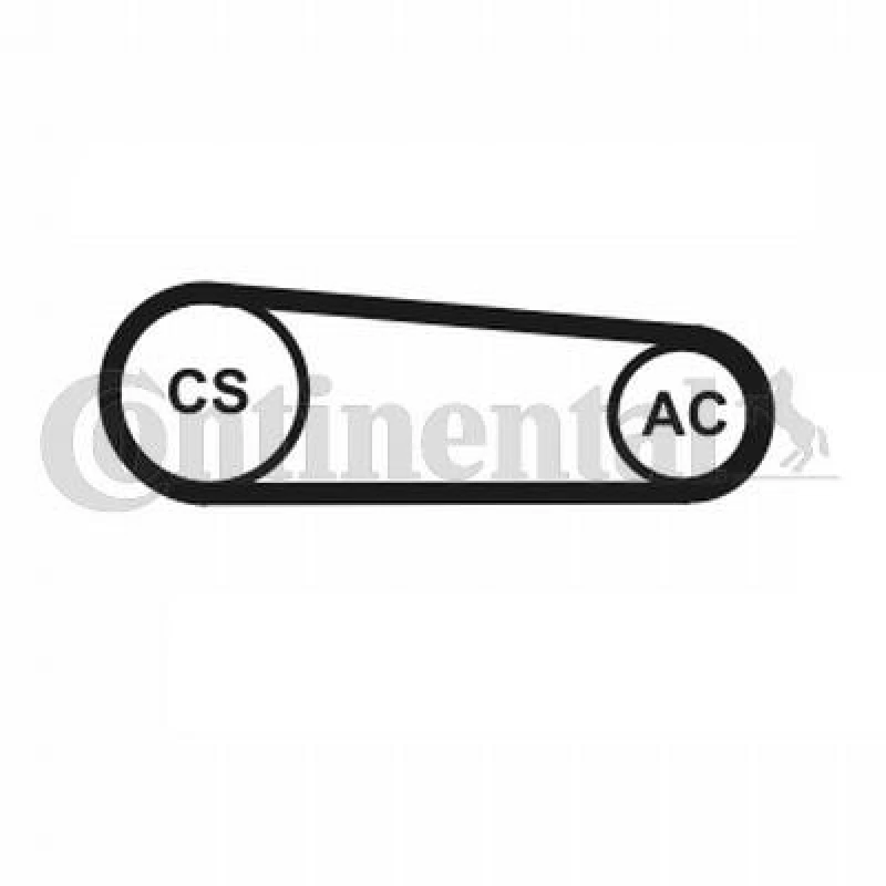 Image of V-Ribbed Belt Set CONTITECH 4PK917 ELAST T1