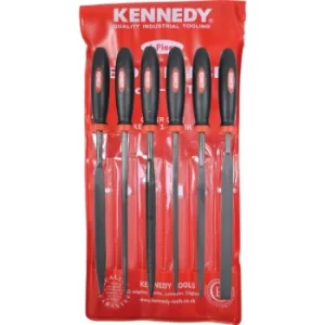 Image of 16CM (6.1/2") Cut 2 Assorted Needle File Set-6Pce