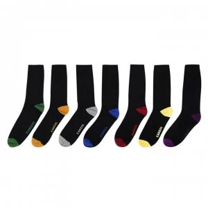 Image of Kangol Formal Socks 7 Pack - Heel Toe