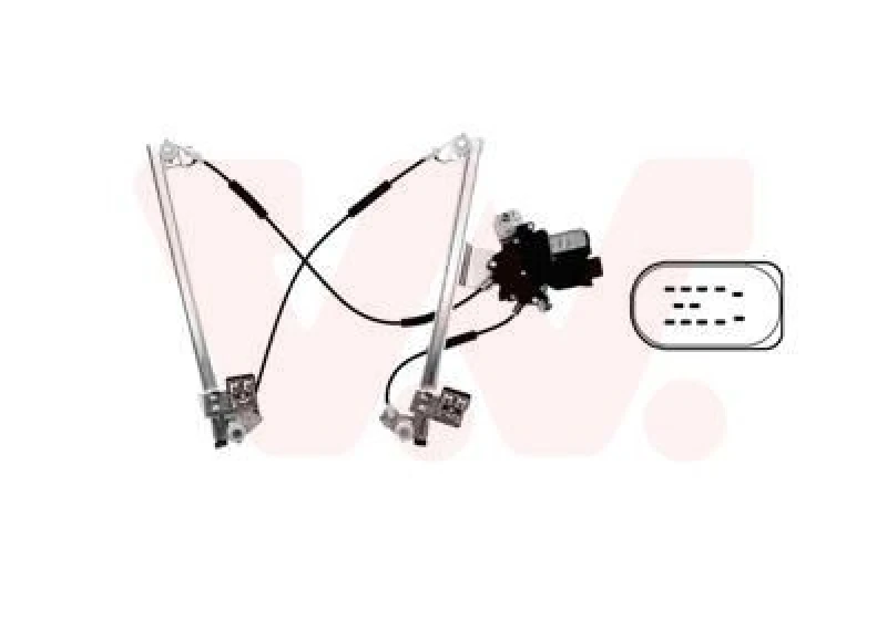 Image of VAN WEZEL Window regulator VAN WEZEL 5817261