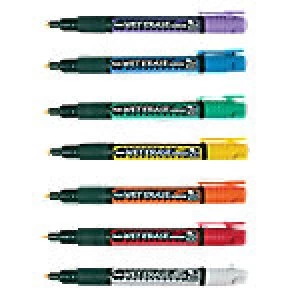 Image of Pentel Chalk Marker SMW26 Chisel 1.5mm Assorted 7 Pieces
