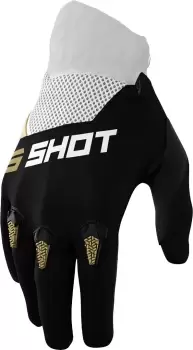 Image of Shot Devo Motocross Gloves, black-gold, Size XL, black-gold, Size XL
